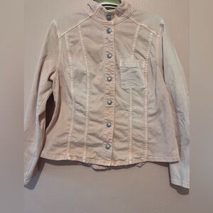 Chicos Stretch Denim Jacket Size large